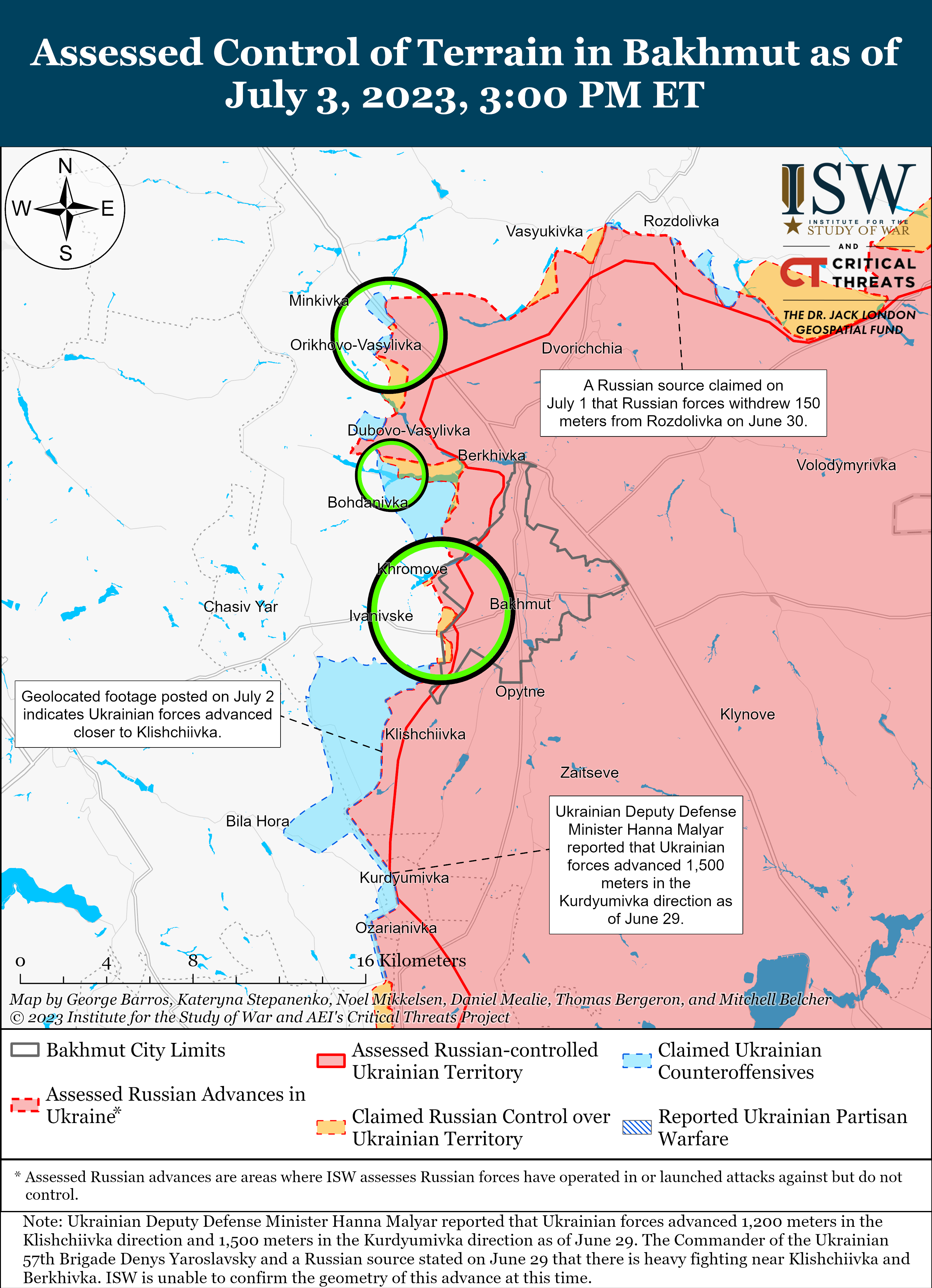 ЗСУ звільнили понад 150 квадратних кілометрів територій на Півдні: карти боїв ISW